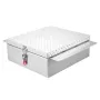 Truck Bed Tool Box, Heavy Duty Aluminum Tool Box with Diamond Plate, Storage Toolbox Chest Organizer Supports up to 100 kg, Idea