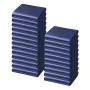 Satin Chair Sashes Bows, 50PCS Chair Ribbon Ties Back Sash, 7 x 108 inch, Navy Blue Wedding Reception Decoration, for Wedding Ce