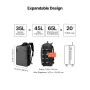 Vacuum Travel Rygsæk, 65L, Udvidbar Vacuum Seal Compression