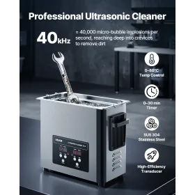 6L ultralydsrenser, professionel ultralydsrensermaskine med