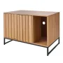 Cat Litter Box Enclosure Furniture, 80 cm Hidden Litter Box Cabinet with Scratch Pad & Storage, Waterproof Cat Washroom End Tabl