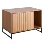 Cat Litter Box Enclosure Furniture, 80 cm Hidden Litter Box Cabinet with Scratch Pad & Storage, Waterproof Cat Washroom End Tabl