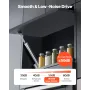 12V lineær aktuator, 250 mm slaglængde 15 mm/s High-Speed