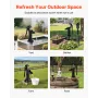 Well Hand Pitcher Pump, 25 ft Maximum Lift, Antique Cast Iron Manual Hand Water Pump, NPT 1-1/4 in Connection, Easy Installation