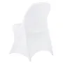 VEVOR 150 Pcs White Chair Covers, Polyester Spandex Chair Cover, Stretch Slipcovers for Wedding Party Dining Banquet Flat-Front 
