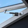 12V Linear Actuator, 150mm Stroke Ultra Heavy-Duty 9000N Linear Motion Actuator, IP65-Rated 5mm/s with Mounting Brackets for Ind