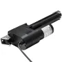 12V Linear Actuator, 150mm Stroke Ultra Heavy-Duty 9000N Linear Motion Actuator, IP65-Rated 5mm/s with Mounting Brackets for Ind
