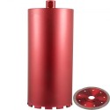 Diamond Core Drill, 8"/203mm Diameter Core Drill Bit, 14"/355mm Concrete Core Drill Bit, 5/8"-11 Thread Core Bit, Dry/Wet Drill