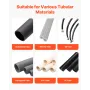 Auto Heat-Shrink Tube Cutter, Automatic Pipe Cutting Machine with LCD Display, 1mm-20mm Cutting Diameter, 0.1mm-99999.9mm Cuttin