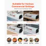 Sushi Vitrineskab Køleskab, 52L Commercial Sushi Case, 5-Pandes