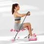 Deep Squat Machine, Adjustable Glutes Trainer Machine with 3 High-Strength Resistance Bands, Folding Core Leg & Glutes Exercise 