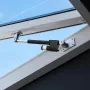 12V Linear Actuator, 200mm Stroke Ultra Heavy-Duty 9000N Linear Motion Actuator, IP65-Rated 5mm/s with Mounting Brackets for Ind