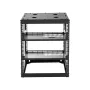 VEVOR 12U Open Frame Network Rack, 585 mm Depth, Wall Mounted or Floor Standing Server Rack, Heavy Duty 4 Post, with Vented Shel