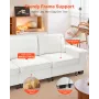 3 Steater sofa, modulær sektionssofa med opbevaringsplads i