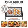 Foldning lejrbål grill bærbar camping brand pit stål udendørs
