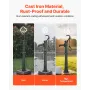 Well Hand Pitcher Pump, 20 ft Max Lift, Antik støbejern manuel