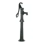Well Hand Pitcher Pump, 20 ft Max Lift, Antique Cast Iron Manual Hand Water Pump with Heightening Base, NPT 1-1/4 in Connection,