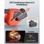Electric Strapping Machine, 2 x 4000mAh Batteries, Automatic Strapping Tool with Digital Display for 9-16 mm Wide PP/PET Straps,