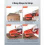Electric Strapping Machine, 2 x 4000mAh Batteries, Automatic Strapping Tool with Digital Display for 9-16 mm Wide PP/PET Straps,