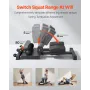 VEVOR Sissy Squat Machine, Multi-Function Deep Sissy Squat Bench for Leg Muscle Training, Easy Setup & Foldable Core Waistline &