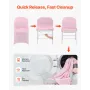 VEVOR 50 Pcs Pink Chair Covers, Polyester Spandex Chair Cover, Stretch Slipcovers for Wedding Party Dining Banquet Flat-Front Ch