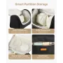VEVOR Wearable Breast Pump Bag, Breast Feeding Bag with Waterproof Mat, Fits for M5/M6, Pumping Accessories & Breastmilk Storage