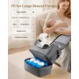 VEVOR Breast Pump Bag, Breast Feeding Bag with Ice Pack, Fits for S1/S2, Pumping Accessories & Breastmilk Storage, Portable Pump