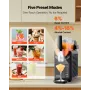 VEVOR Slushie Machine, 2.6L/88oz No Ice Needed Slushy Machine for Home, Frozen Drink Maker with 5 Preset Programs, Margarita Mac