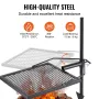Drejelig lejrbål grill kraftigt stål åben ild madlavningsrist
