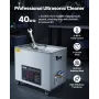 50L Ultrasonic Cleaner, Professional Ultrasonic Cleaner Machine with Cleaning Basket & Digital Display, 840W Stainless Steel Lar
