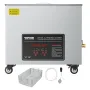 VEVOR 50L ultralydsrenser, professionel ultralydsrensermaskine med rensekurv og digitalt display, 840W rustfrit stål