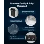 30L Ultrasonic Cleaner, Professional Ultrasonic Cleaner Machine with Cleaning Basket & Digital Display, 480W Stainless Steel 40k