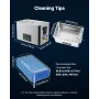 30L Ultrasonic Cleaner, Professional Ultrasonic Cleaner Machine with Cleaning Basket & Digital Display, 480W Stainless Steel 40k