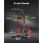 VEVOR Home Gym Equipment, Leverage Gym with 2:1 Ratio LAT Low Row System, Strength Training Machine for Squats Deadlifts Bench P