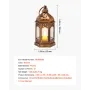 12 Pcs Decorative Candle Lantern, LED Electric Flameless Candle, Plastic LED Holder with Glass, Wall Hanging Indoor Porch Lanter