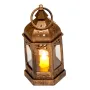 VEVOR 12 Pcs Decorative Candle Lantern, LED Electric Flameless Candle, Plastic LED Holder with Glass, Wall Hanging Indoor Porch 