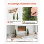 Artificial Topiary Cedar Trees, 2 Set 914mm Faux Pine Shrubs Plants, Fake Silk Tree Look Real, Easy Assembly for Decor Front Por
