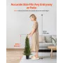 Artificial Topiary Cedar Trees, 2 Set 914mm Faux Pine Shrubs Plants, Fake Silk Tree Look Real, Easy Assembly for Decor Front Por