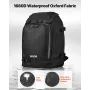 Ski Boot Bag, 55L, Snowboard Boots Travel Backpack for Men Women, with Waterproof Exterior & Bottom, Durable 1680D Oxford, Bag f