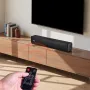 Sound Bar for Smart TV, 2.0 Channel, 450 mm Compact Soundbar TV Speakers for Projector, Bluetooth AUX Connection, Remote Control