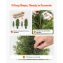 kunstige topiary cedertræer, 2 sæt 1219 mm kunstige fyrrebuske