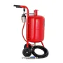 10Gal/40L Sandblaster Equipped with Nozzle Shut-Off Valve Pressure Gauge Ceramic Nozzle 2.5m Hose Filling Funnel Watertrap 6\" R