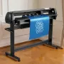 Vinyl Cutter Machine, 1350 mm Max Feed Width, Dual Blades, Adjustable Force and Speed, LED Display, Vinyl Plotter Cutter Printer