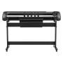 VEVOR Vinyl Cutter Machine, 1350 mm Max Feed Width, Dual Blades, Adjustable Force and Speed, LED Display, Vinyl Plotter Cutter P