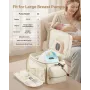 VEVOR Breast Pump Bag, Breast Feeding Bag with Waterproof Mat, Fits for S1/S2, Pumping Accessories & Breastmilk Storage, Portabl