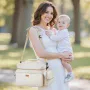 VEVOR Breast Pump Bag, Breast Feeding Bag with Waterproof Mat, Fits for S1/S2, Pumping Accessories & Breastmilk Storage, Portabl