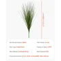 Artificial Grass Plant, 686mm Faux Onion Grass Fake Greenery Shrubs Plant, Premium PVC for Indoor Outdoor House Home Garden Offi
