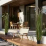 Artificial Grass Plant, 2 Pack 1499mm Horsetail Reed Grass in Pot, Premium PVC Faux Fake Greenery Shrubs Plant for Indoor Outdoo