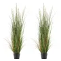 VEVOR Artificial Grass Plant, 2 Pack 1499mm Faux Reed Flower Grass in Pot, Premium PVC Fake Greenery Shrubs Plant for Indoor Out