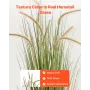 Artificial Grass Plant, 2 Pack 1194mm Horsetail Reed Grass in Pot, Premium PVC Faux Fake Greenery Shrubs Plant for Indoor Outdoo